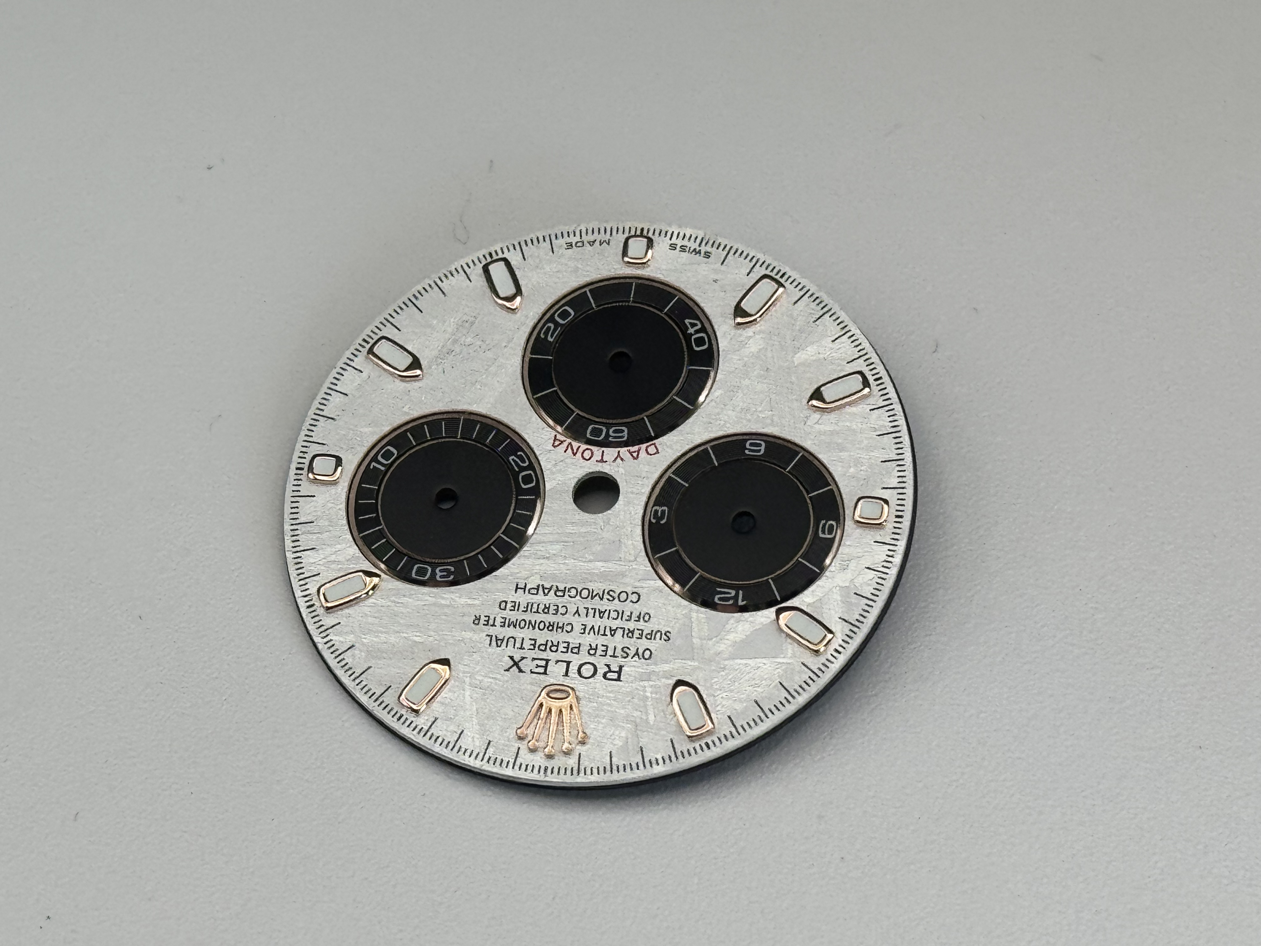 Rolex Daytona Meteorite Dial - Genuine Gibeon Meteorite, 18K Everose Gold Markers (4130) - Image 7