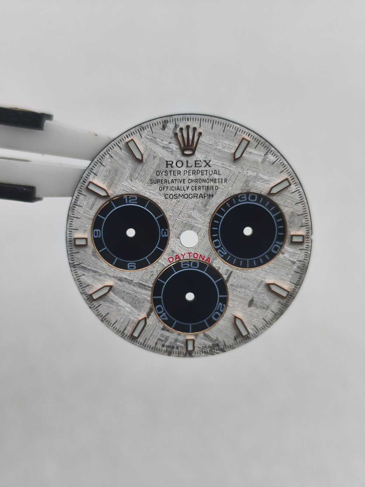 Rolex Daytona Meteorite Dial - Genuine Gibeon Meteorite, 18K Rose Gold Markers