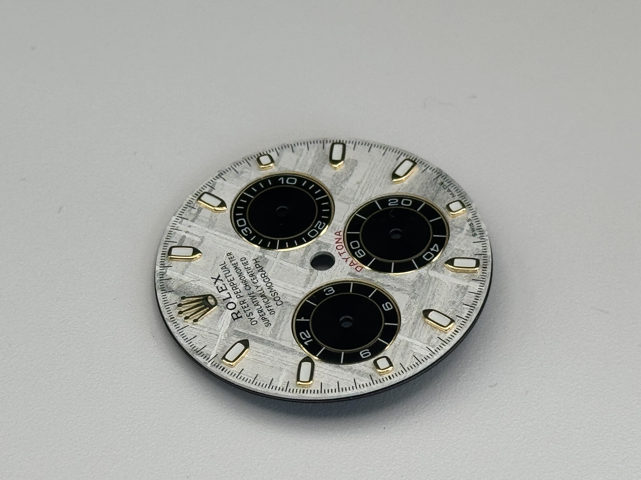 Rolex Daytona Meteorite Dial - Genuine Gibeon Meteorite, 18K Yellow Gold Markers (4130) - Image 3