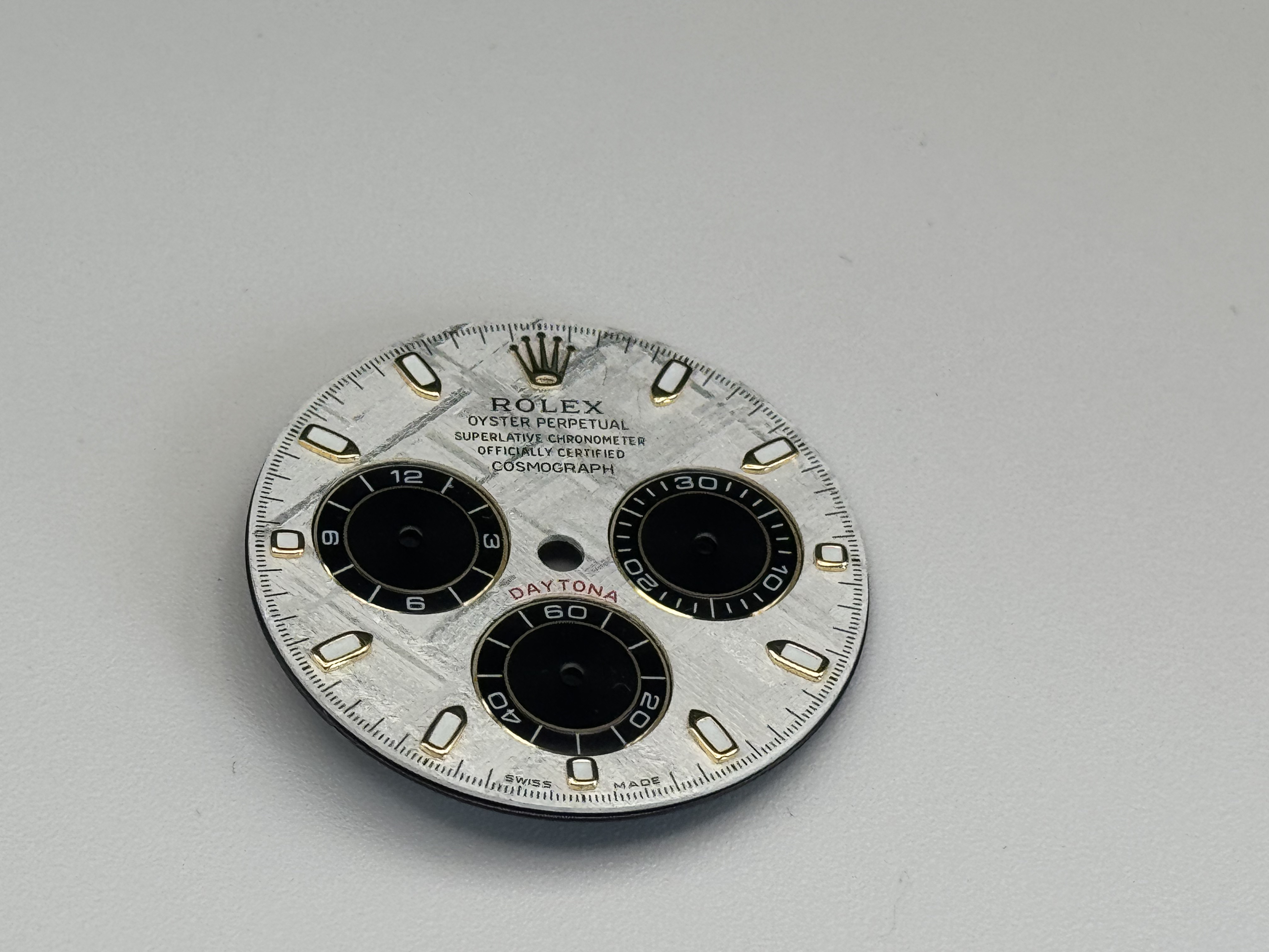 Rolex Daytona Meteorite Dial - Genuine Gibeon Meteorite, 18K Yellow Gold Markers (4130) - Image 4