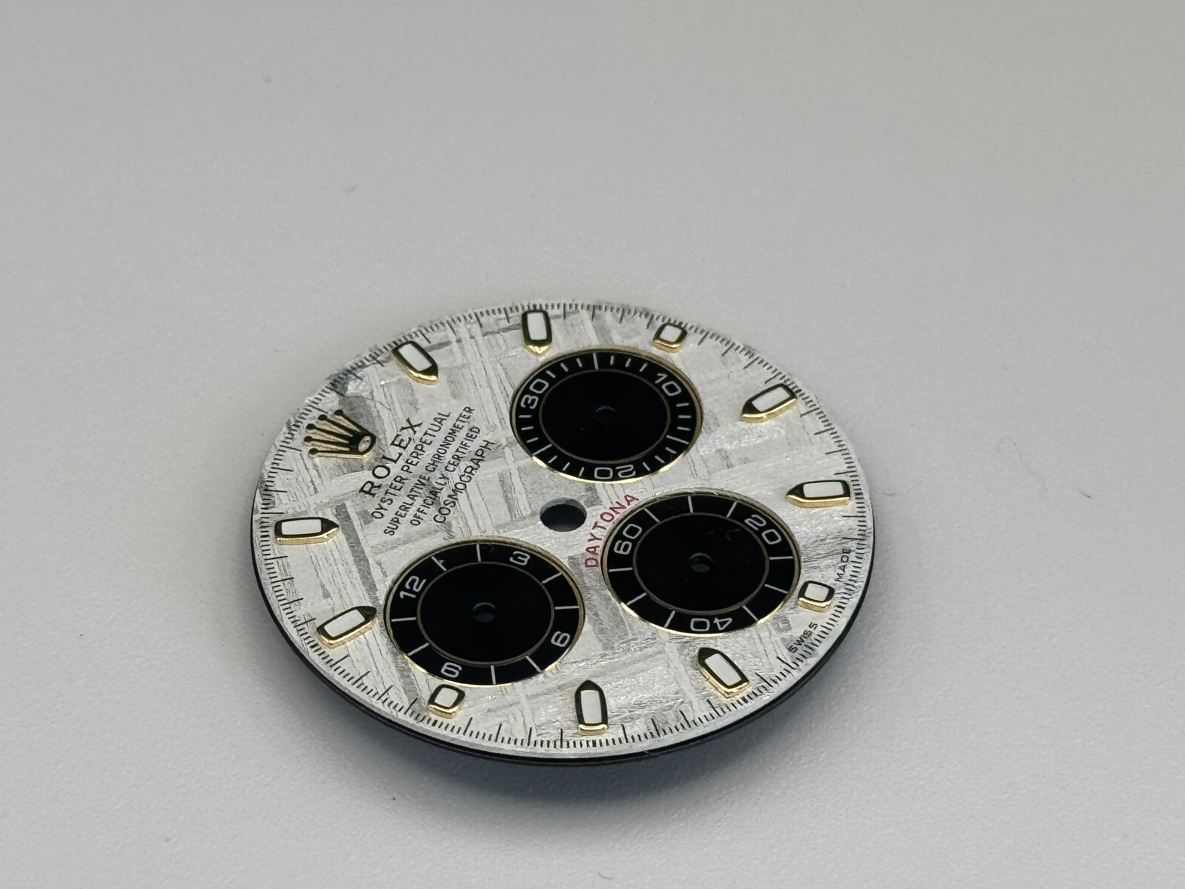 Rolex Daytona Meteorite Dial - Genuine Gibeon Meteorite, 18K Yellow Gold Markers (4130) - Image 5