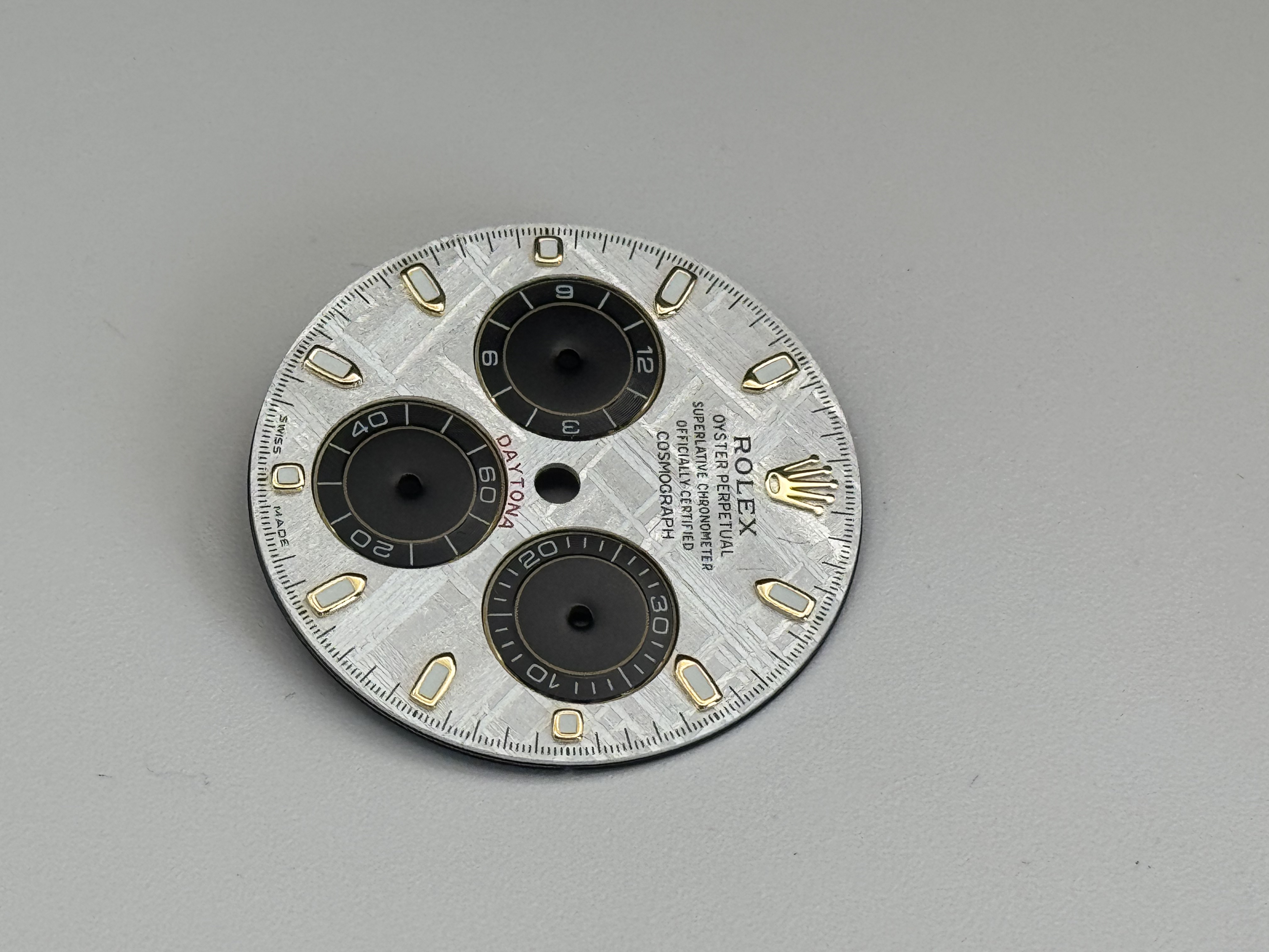 Rolex Daytona Meteorite Dial - Genuine Gibeon Meteorite, 18K Yellow Gold Markers (4130) - Image 6