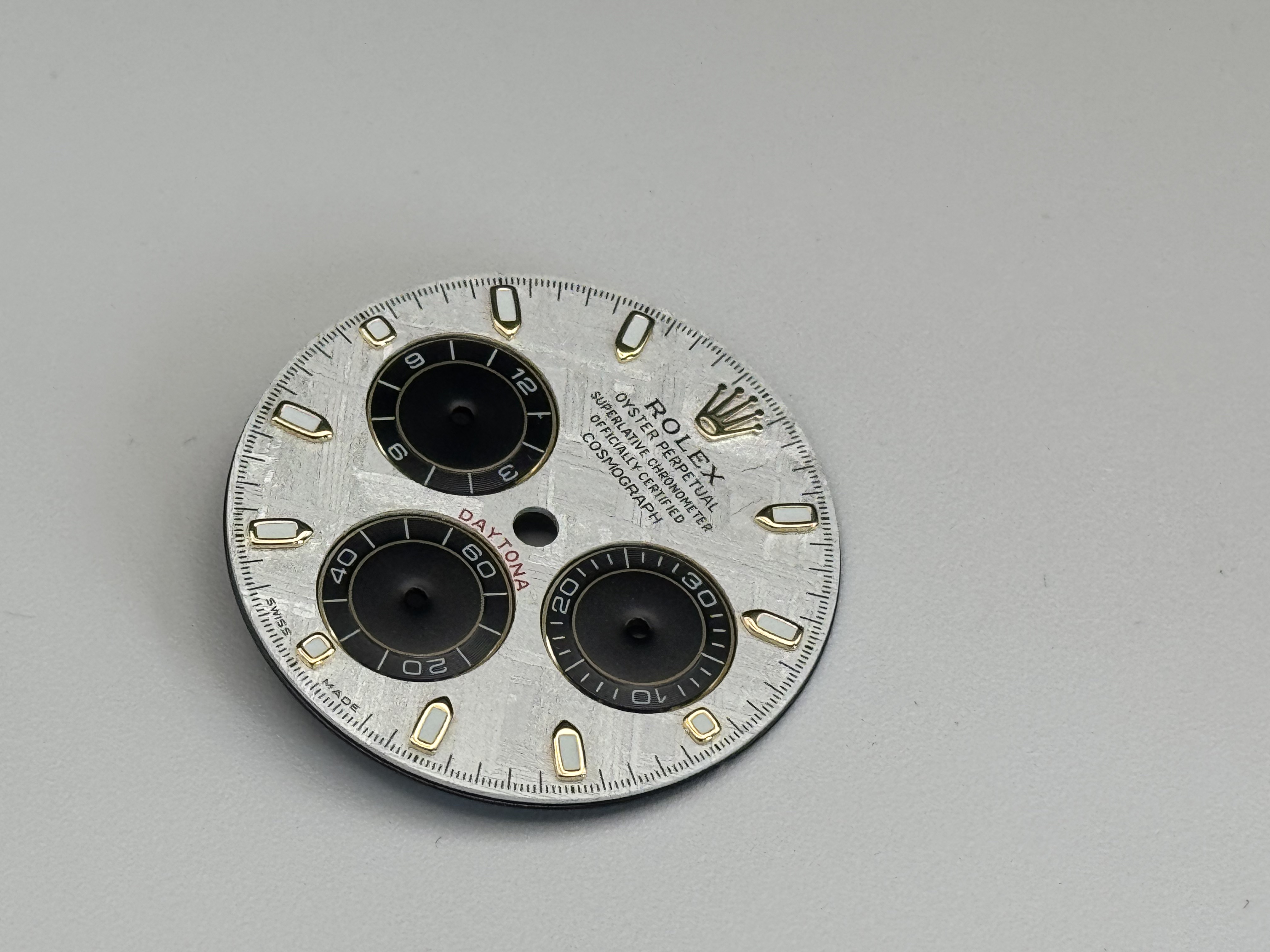 Rolex Daytona Meteorite Dial - Genuine Gibeon Meteorite, 18K Yellow Gold Markers (4130) - Image 7