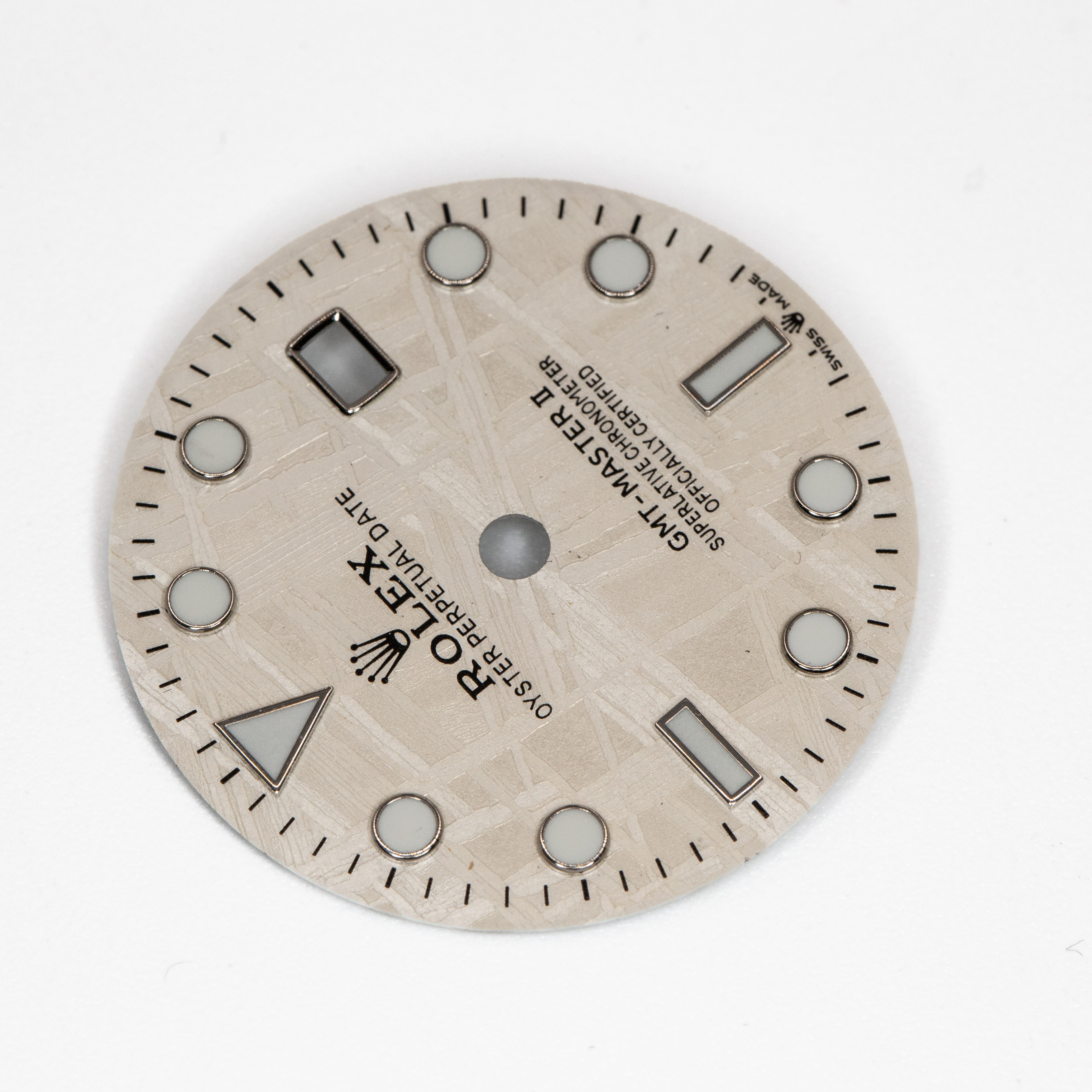 Rolex GMT-Master II Meteorite Dial - Natural Space Rock, White Gold Markers, Blue Chromalight - Image 3